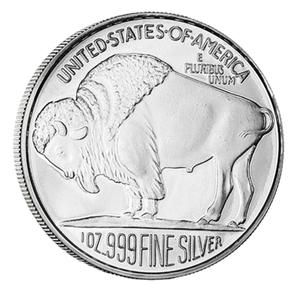 1 oz Buffalo Silver Bar - Picture 2 of 6